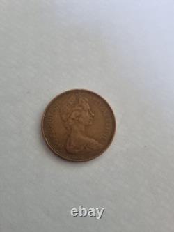 Pièce britannique de 2 pence 'New Pence' de 1971 extrêmement rare