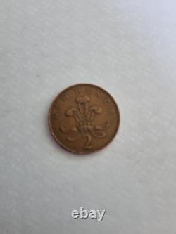 Pièce britannique de 2 pence 'New Pence' de 1971 extrêmement rare