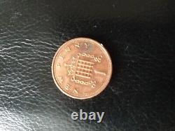 Pièce de 1 pence New Pence de 1979 extrêmement rare, reine Elizabeth II