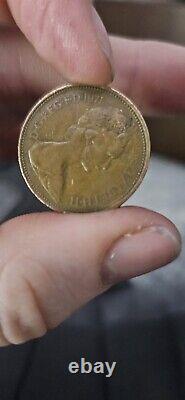 Pièce de 2 pence Elizabeth II extrêmement rare (1971 New Pence)