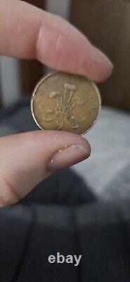 Pièce de 2 pence Elizabeth II extrêmement rare (1971 New Pence)