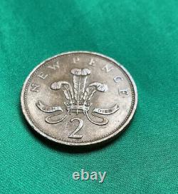 Pièce de 2 pence Nouveau Pence 1979 Extrêmement Rare