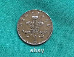 Pièce de 2 pence Nouveau Pence 1979 Extrêmement Rare