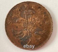 Pièce de 2 pence de 1971 (EXTRÊMEMENT RARE)