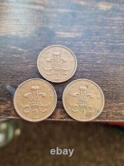 Pièce de 2 pence de 1971 (TRÈS RARE)