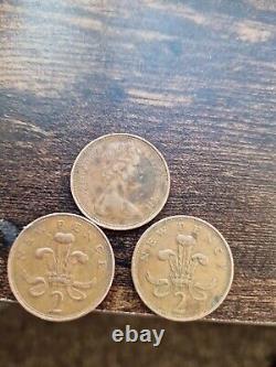 Pièce de 2 pence de 1971 (TRÈS RARE)