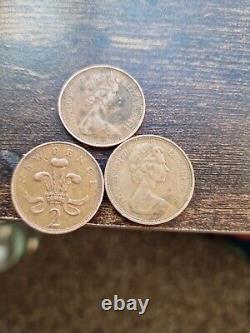 Pièce de 2 pence de 1971 (TRÈS RARE)