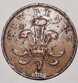 Pièce de 2 pence extrêmement rare de 1971, 2p Nouvelle Pence précieuse, pièce de collection pour collectionneurs du Royaume-Uni