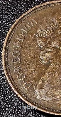 Pièce de 2 pence nouvelle de 1971 extrêmement rare