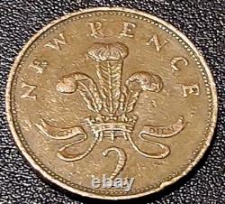 Pièce de 2 pence nouvelle de 1971 extrêmement rare