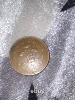 Pièce de 2P New Pence de 1971, objet de collection extrêmement rare et précieux