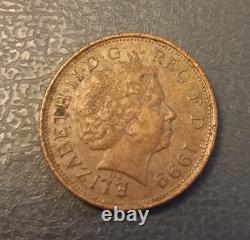 Pièce de 2P New Pence de 1999, objet de collection extrêmement rare et précieux