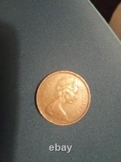 Pièce de 2P Nouveau Pence de 1971, objet de collection extrêmement rare et précieux