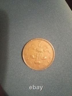 Pièce de 2P Nouveau Pence de 1971, objet de collection extrêmement rare et précieux