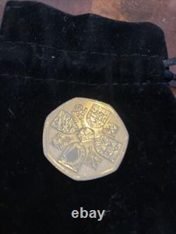 Pièce de 50 pence super extrêmement rare du roi Charles, nouvelle pièce de couronnement, livraison gratuite