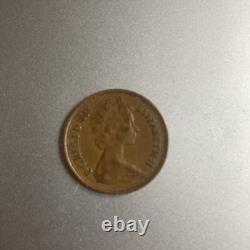 Pièce de collection 2p New Pence extrêmement rare de 1981