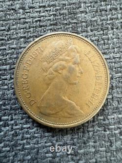 Pièce de collection 2p Nouvelle Pence 1971 Extrêmement Rare Excellent État