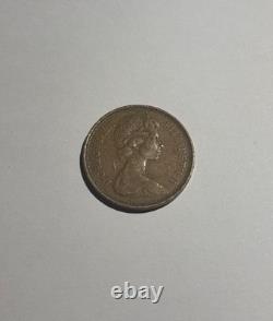 Pièce de deux pence de 1971, sortie non intentionnelle extrêmement rare et limitée de nouveau pence