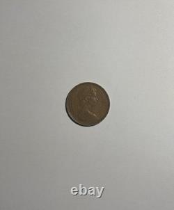 Pièce de deux pence de 1971, sortie non intentionnelle extrêmement rare et limitée de nouveau pence
