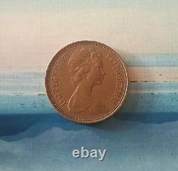 Pièce de deux pence nouvelle pence 1971 (EXTRÊMEMENT RARE)