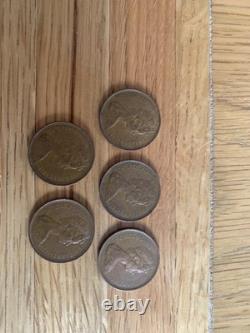 Pièces de 2 nouveaux pence de 1975 extrêmement rares en excellent état