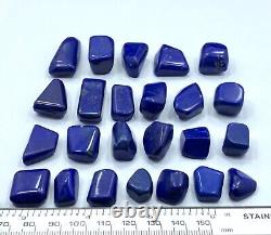 Pierres roulées de lapis-lazuli de qualité supérieure extrêmement rares pour la guérison, collecte personnelle