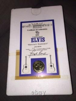 Poupée 'Elvis Detroit Concert' extrêmement rare, comme neuve, seulement 20 000 exemplaires fabriqués, en boîte