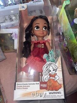 Poupée de collection d'animateur Disney Elena d'Avalor toute neuve extrêmement rare