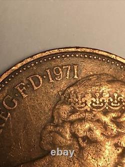 Rare Extérieure Et Valable! 2p 1971 2p New Pence Coin. Point Des Collecteurs