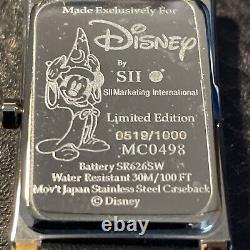Rare Extremely Mickey Mouse Famtasia Montre De Seulement 1000 Made! Nib, Jamais Écrite