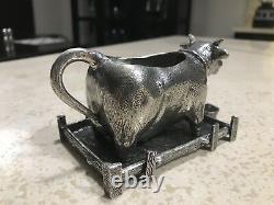 Rare Extremely Pierre Deux Pewter Crem Creamer Intricate Seulement Sur Ebay