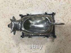 Rare Extremely Pierre Deux Pewter Crem Creamer Intricate Seulement Sur Ebay
