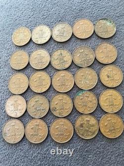 Rare pièce de 2P New Pence de 1971, objet de collection extrêmement rare et précieux