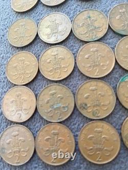 Rare pièce de 2P New Pence de 1971, objet de collection extrêmement rare et précieux