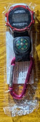Resident Evil Outbreak Montre/compas promotionnel Capcom PS2. EXTRÊMEMENT RARE. NEUF
