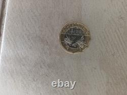 Roi Charles III Abeille pièce de 1 £ extrêmement rare, état neuf