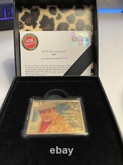 Royal Mail Only Fools And Horses Del Boy Timbre D’or Extrêmement Rare