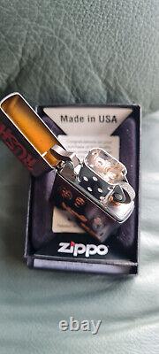 Rush Geddy Lee Alex Lifeson Neil Peart Zippo Lighter Extrêmement Rare