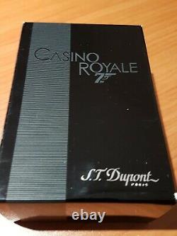 S. T Dupont 2006 (5244) James Bond Casino Royale Cufflinks Extrêmement Rare