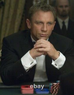 S. T Dupont 2006 (5244) James Bond Casino Royale Cufflinks Extrêmement Rare