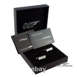 S. T Dupont James Bond 007 Boutons De Manchette Lingots Extrêmement Rares