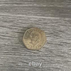 SUPER PIÈCE DE 50P ULTRA RARE DE KING CHARLES NOUVELLE PIÈCE DE COURONNEMENT Envoi gratuit