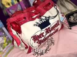 Sac Daydreamer Juicy Couture Crème et Rouge NEUF Extrêmement Rare