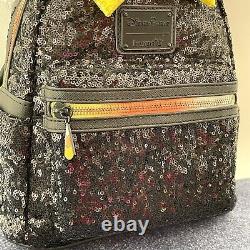 Sac à dos en sequins Candy Corn Loungefly Disney Parks extrêmement rare BNWT