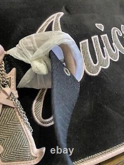 Sac bandoulière en velours rose Juicy Couture Y2K extrêmement rare et vintage