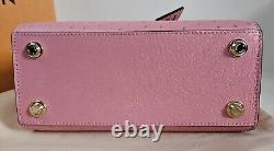 Sac extrêmement rare en cuir d'autruche rose Louis Vuitton City Steamer