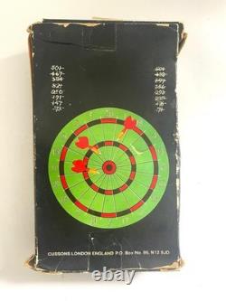 Savon en barre Cussons Dartboard de nouveauté extrêmement rare avec fléchettes jouets