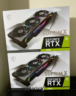 Scellé Msi Rtx 3090 Suprim X 24 Go Gddr6x Extrêmement Rare Expédition Le Même Jour