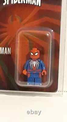Sdcc Exclusive Lego Ps4 Spiderman Mini Figure 2019 Extrêmement Rare