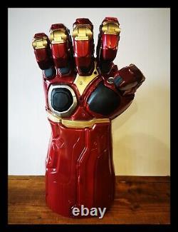 Signé! Robert Downey Jr Iron Man Gauntlet. Très Rare! Aco